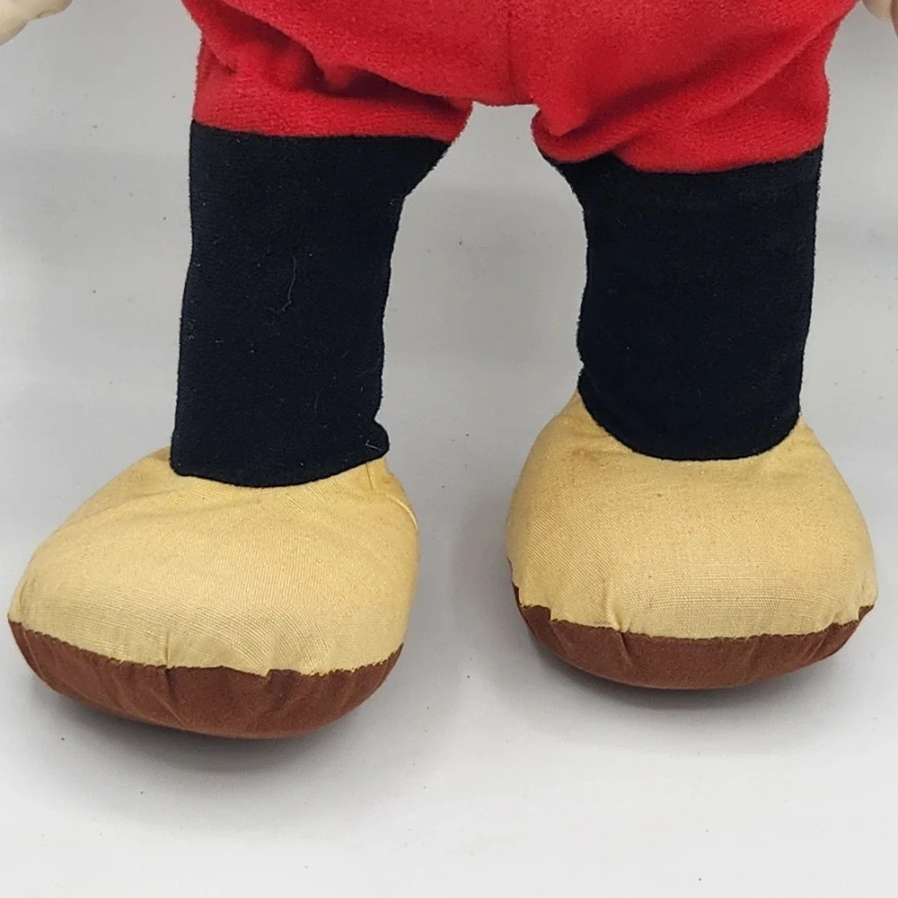 Vintage 1970s Marching Mickey Mouse Plush Doll Hasbro Walt Disney‎